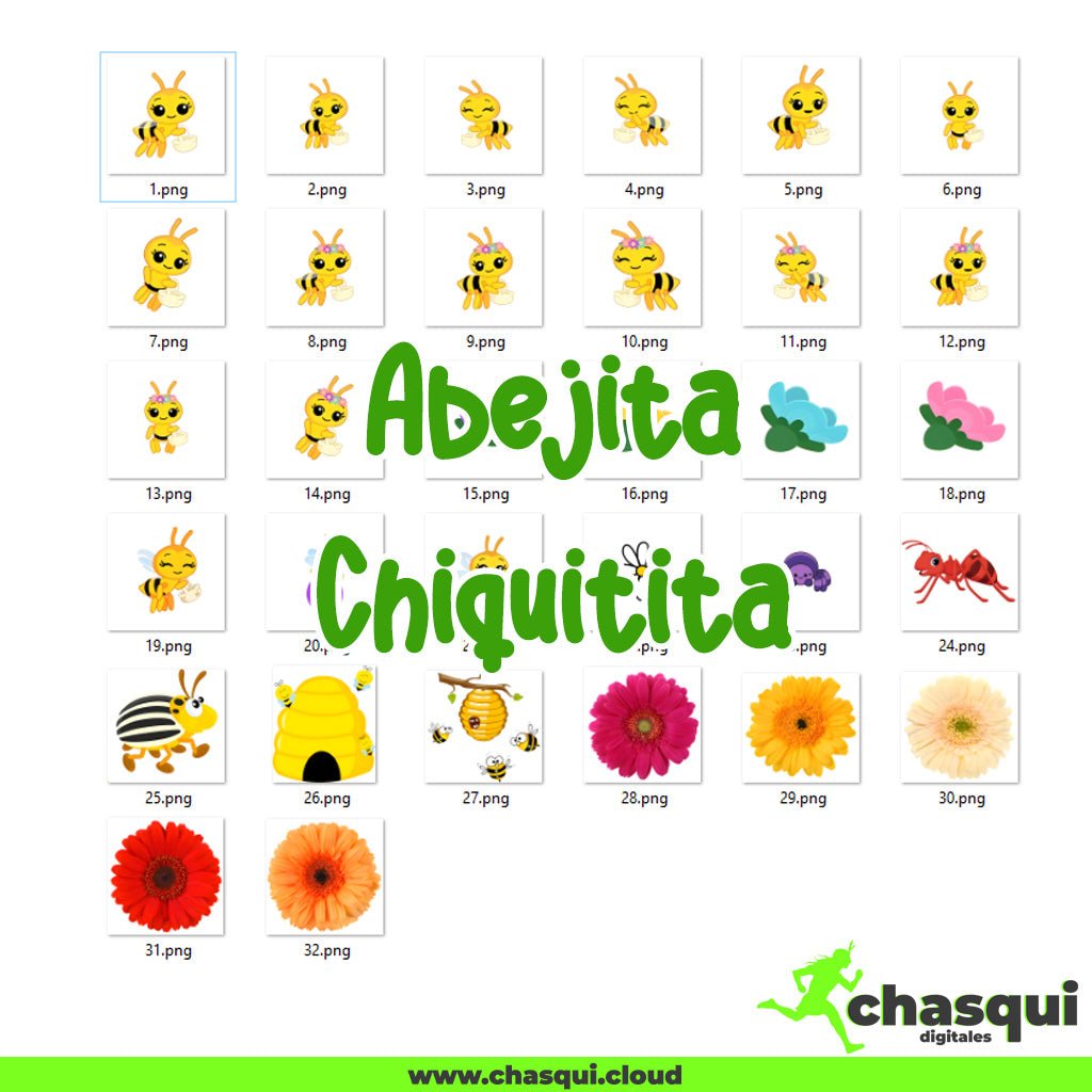 Kit Digital - Abejita Chiquitita - Chasqui Productos Digitales