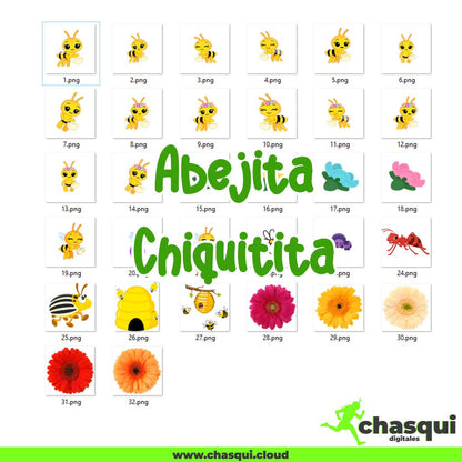 Kit Digital - Abejita Chiquitita - Chasqui Productos Digitales