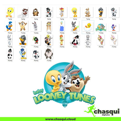 kit Digital - Baby Looney Tunes - Chasqui Productos Digitales