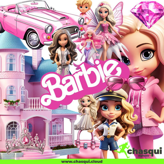 kit Digital - Barbie 3D - Chasqui Productos Digitales