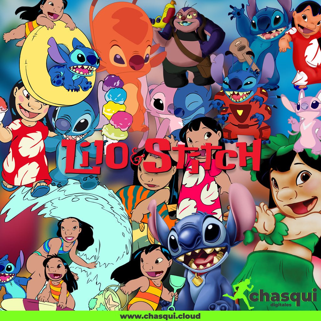 Kit Digital - Lilo y Stitch - Chasqui Productos Digitales