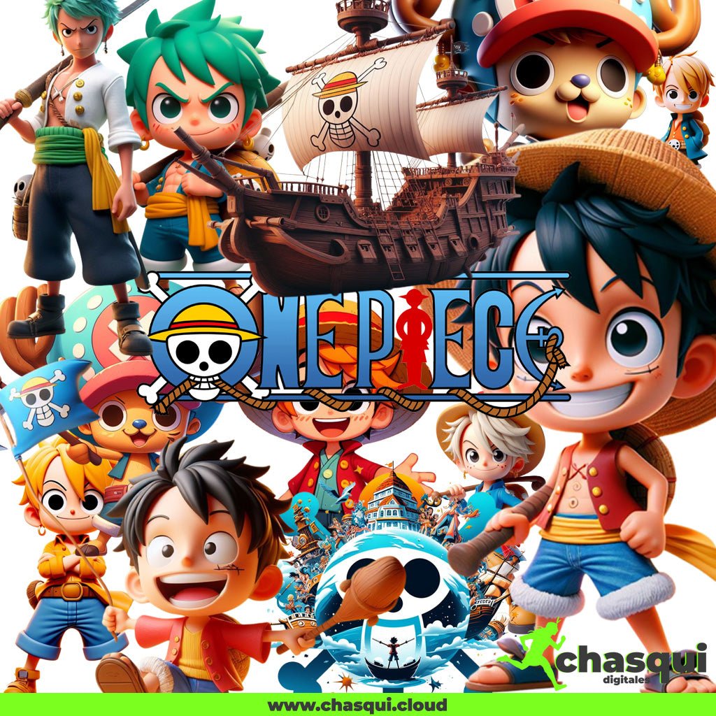 Kit Digital - One Piece 3D - Chasqui Productos Digitales