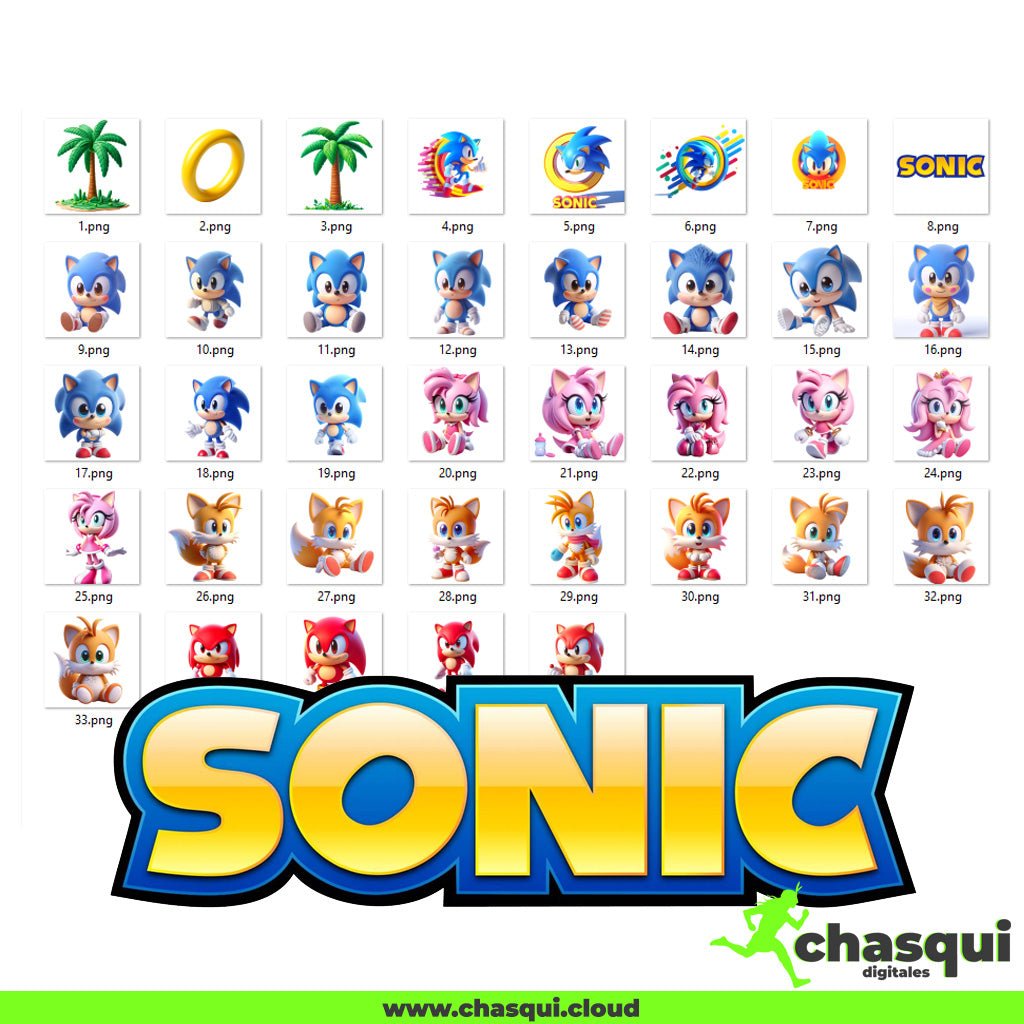 Kit Digital - Sonic 3D - Chasqui Productos Digitales